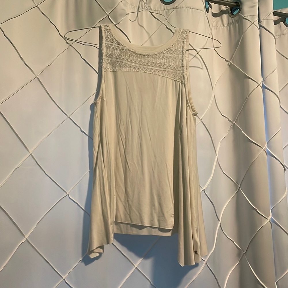 Soft & Sexy American Eagle Cream Tank Top (Size S)